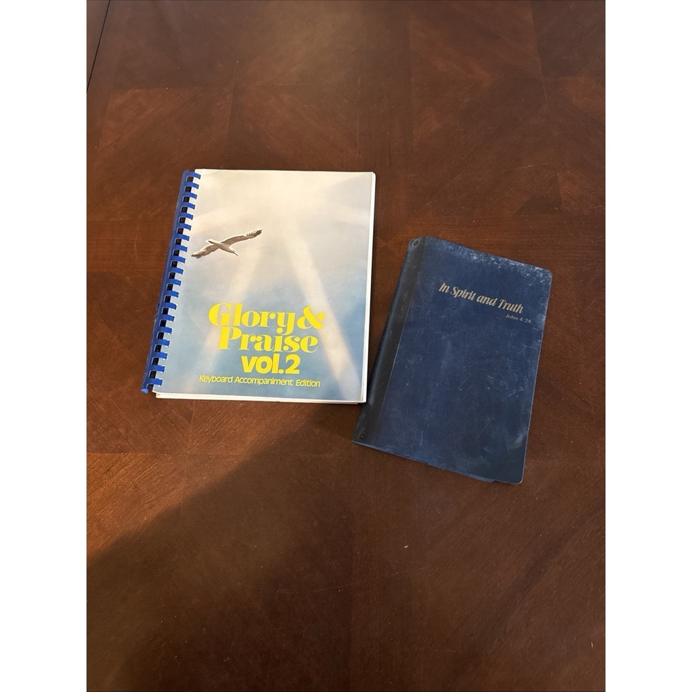 VTG Glory & Praise Keyboard Accompaniment Vol‎ 2 Songs 1980   Lot